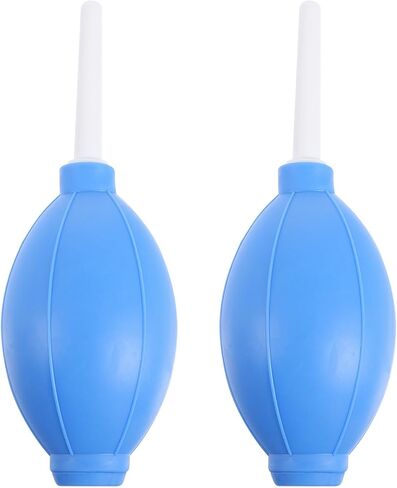 Vaguelly 2Pcs Blue Silicone Air Blower Pump Dust for Camera Phone Keyboard Electronics Cleaning Tool with Short Nozzles in Saudi Arabia