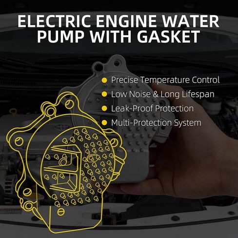 Dasbecan 161A0-39015 Electric Water Pump Assembly Compatible with Toyota Prius 2010-2015 Prius C Prius V Lexus CT200h 2011-2017 Replaces OEM 161A0-29015 WPT190 16271-37020 in Saudi Arabia