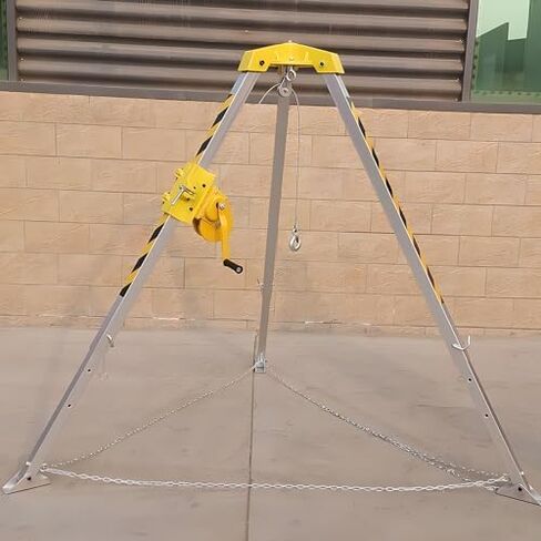 HeavyDuty Rescue Tripod Adjustable Fire Rescue Equipment Emergency Lifting Tripod for Confined Spaces Firefighter Rescue Kit Safety and Recovery Gear in Saudi Arabia