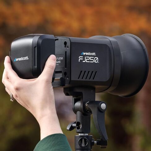 شاشة لمس Westcott FJ250 مع بطارية FJ Pro AC/DC (250 واط) TTL HSS AC/DC تعمل بالطاقة 850+ ومضات طاقة كاملة (قابس الولايات المتحدة/كاليفورنيا) in Saudi Arabia