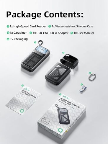 llano عبوتان من بطاريات NP-W235 ومجموعة شاحن مزدوج سريع، قارئ بطاقات SD/Micro SD عالي السرعة 2 في 1 in Saudi Arabia