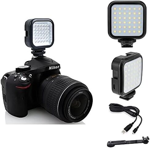 مجموعة إضاءة LED مع مجموعة الطاقة لكاميرا Nikon Z5 Z 5 Z6 Z 6 Z7 Z 7 II 5II 6II 7II in Saudi Arabia