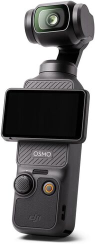 مجموعة DJI Osmo Pocket 3 Creator Combo مع جهاز إرسال/مسجل بمشبك وعدسة واسعة الزاوية ومقبض بطارية وحامل ثلاثي صغير وحقيبة حمل + بطاقة Micro SD سعة 128 جيجابايت وميكروفون 3 في 1 ومونوبود in Kuwait