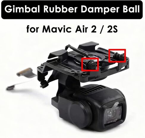 (6 قطعة) استبدال الكرة ممتص الصدمات Gimbal لـ DJI Mavic Air 2 / 2S قطع غيار كاميرا مطاطية المثبط in Kuwait