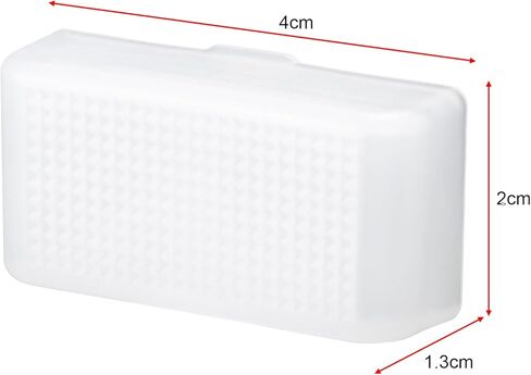 Camera Flash Diffuser, Lightweight PV Plastic Semi Transparent Diffusion Dome Softening Light Cover with Plug and Play Design for Studio Strobe Reflectors in Saudi Arabia