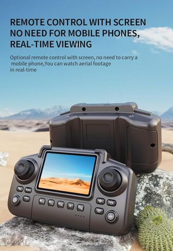 طائرة بدون طيار Falcon X 4K مع جهاز تحكم عن بعد، طائرة رباعية المروحية FPV قابلة للطي مع كاميرا واسعة الزاوية، 3 بطاريات وحقيبة - طائرة بدون طيار سهلة الطيران للمبتدئين والمتحمسين in Kuwait