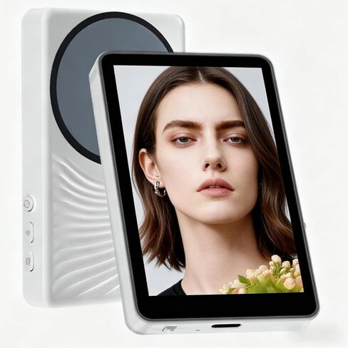 Wireless Video Monitor with Magnetic Holder - 4 inch HD Display and Bluetooth Remote for Content Creation, for iOS and Android Phones in Saudi Arabia