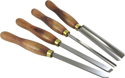 Crown Hand Tools 280A 4 Piece Set Lathe Turning Tools M42 High Speed Steel Overall Size 15" in Saudi Arabia