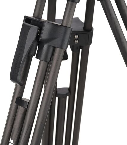 Benro Carbon-Fiber Lightning Lock Video Tripod Kit with KH Fluid Head, 60 mm Bowl, Mid-Level Spreader & Convertible Feet (C572LLKH) in Saudi Arabia