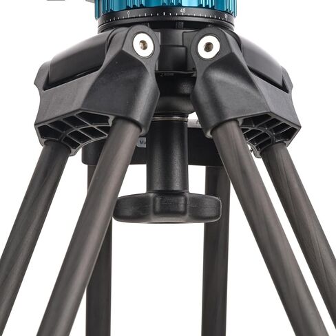 Benro Carbon-Fiber Lightning Lock Video Tripod Kit with KH Fluid Head, 60 mm Bowl, Mid-Level Spreader & Convertible Feet (C572LLKH) in Saudi Arabia