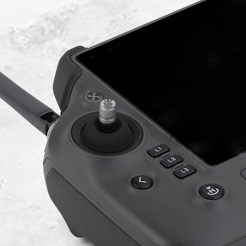 عصا التحكم لـ DJI Matrice 4 RC Plus 2 ملصقات الإبهام لجهاز التحكم عن بعد قطع غيار عصا التحكم الروك Matrice 4T 4E ملحقات جهاز إرسال الطائرة بدون طيار (فضي) in Saudi Arabia