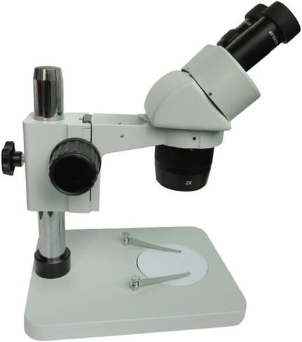 Microscope Accessories Kit with 64 Beads LED Illuminator Zoom 20X-40X Binocular Stereo Microscope Microscope Slides in Saudi Arabia