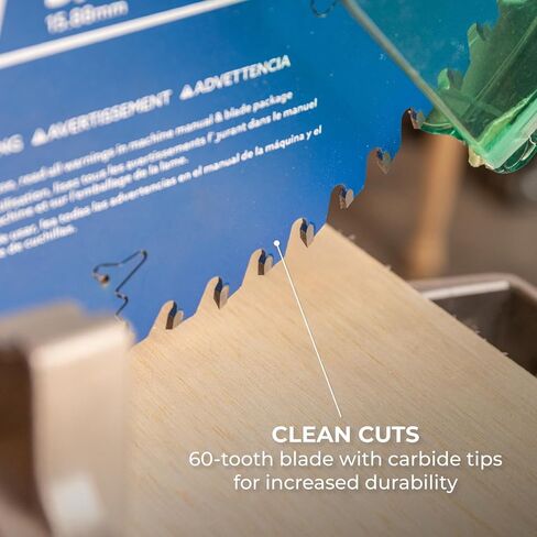 شفرة المنشار Kreg SureCut - شفرة نهائية ذات 60 سنًا من الكربيد Surecut للقطع السلس - طلاء مضاد للاهتزاز ومضاد للالتصاق - قطع دقيقة وتشغيل هادئ لمناشير الطاولة/المتري - KSB10FF60 in Saudi Arabia