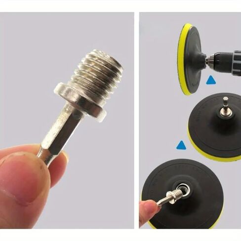 Power Tool Disc Polishing Connection Rod Hexagon Electric Drill Converter Head M14 Self-Adhesive Disc Rotary Tool Accessories in Saudi Arabia