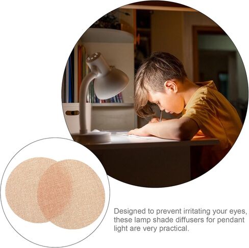 Mobestech Anti-dazzling Fabric Lampshade Diffuser for LED Downlight, 16cm Diameter, High Temperature Resistant, Eye Protection Cover for ’s Ceiling Pendant Lamp, 2pcs in Saudi Arabia