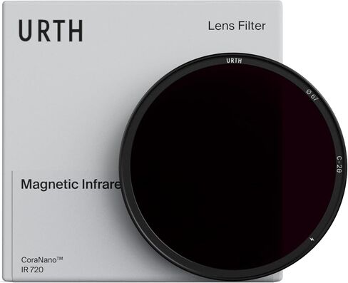 Urth 39mm Magnetic Infrared (R72) Lens Filter (Plus) — 720nm Spectrum IR Photography for Digital DSLR & SLR Camera Lenses in Saudi Arabia