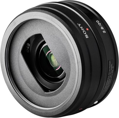 Sony E 20mm f/2.8 Pancake Prime Lens | Ultra-Slim Wide-Angle Lens E-Mount APS-C Cameras (SEL20F28B) + Sling Backpack + Photo Software + 64GB Memory Card + Lens Filter Kit + Tripod + More in Saudi Arabia