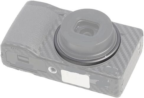 Aluminium Lens Ring for ricoh GR III GRIII HDF GR3 Camera Replaces for ricoh GN-1 Lens Decoration Ring Cap Green Red Color(Gray) in Saudi Arabia
