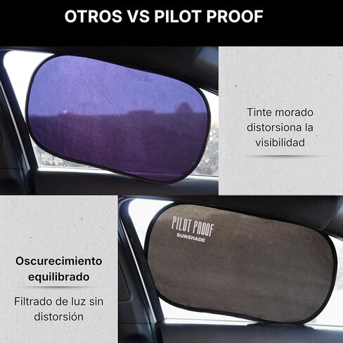 Sunshades للطائرة ونوافذ السيارات والمنزل والمكتب والسفر UV Defender UPF 50+ Heat Shield قابلة للطي قابلة للطي لسهولة تحمل (Universal Sunshades 4 Pack) in Saudi Arabia