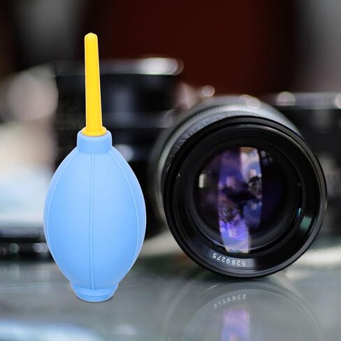 Vaguelly 3 قطع منفاخ غبار الكاميرا، مجموعة تنظيف مستشعر عدسة الكاميرا للإلكترونيات الحساسة، ملحقات التصوير الفوتوغرافي باللون الأزرق الغباري in Kuwait