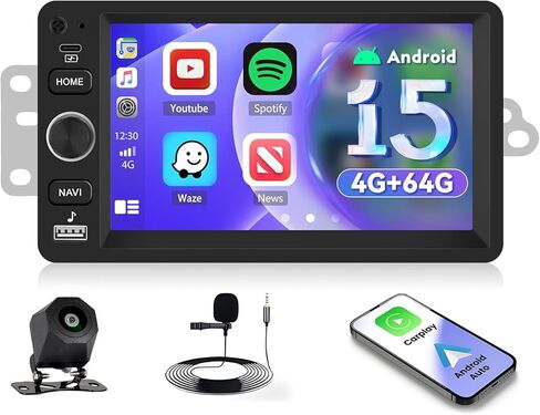 [2+64GB] Car Stereo for Chevy Chevrolet Silverado SSR Tahoe 2003-2006, GMC Siera Yukon 2003-2006, Hummer 2003-2007 with Wireless CarPlay Android Auto,7" HD Touchscreen Radio with GPS WiFi in Saudi Arabia