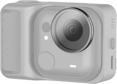 AMAZEAR Black Diffusion 1/4 Filter for Insta360 GO Ultra Accessories Pro Mist Style Lens Filter to Soften Skin & Create Cinematic Glowing Highlights, Reduce Harsh Contrast, HD Optical Glass in Kuwait