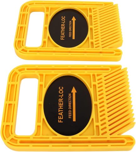 Restokki Featherboard، جهاز أمان مسار الأعمال الخشبية القابل للتعديل، لمجموعة أسوار طاولات منشار الطاولة (أصفر) in Kuwait