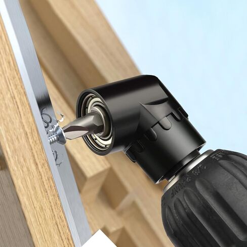 Right Angle Drill Adapter 1/4 Inch Hex Shank 90 Degree Extension Converter for Electric Drill Screwdriver Angled Bit Holder(Sliver) in Saudi Arabia