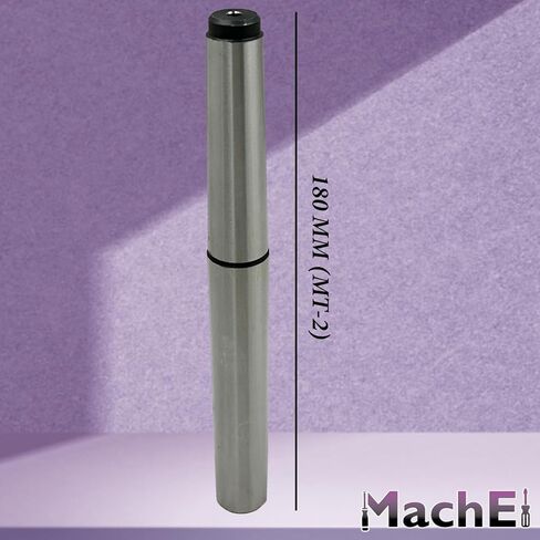 MachEl Steel Lathe Alignment Test Bar Mandrel, MT2 Regular Taper, 180 mm OAL, Headstock & Tailstock Alignment Tool in Kuwait
