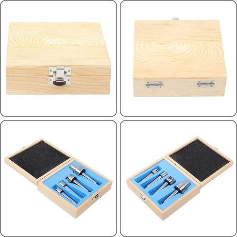 Complete Woodturning Starter Kit: 4-Piece MT1 Lathe Set with Live Center, Spur Driver, Cup Center and Hardwood Case in Saudi Arabia