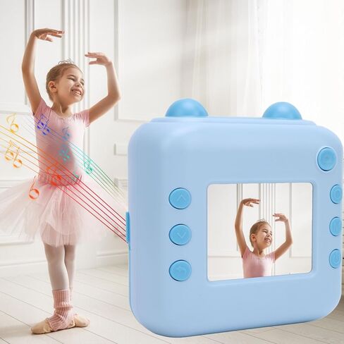 50MP Kids Camera Instant Print, HD 1080P Digital Camera with 16x Digital Zoom, 2.4 Inch HD Eye Caring Screen, Instant Camera Toddler Portable Travel Camera Toy for Travel in Saudi Arabia