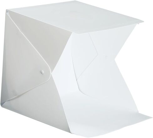 20cm Mini LED Light Tent Photography Box with 4-Color Backdrops Portable Foldable Photo Setup for Product and Phone Camera Shoots in Saudi Arabia