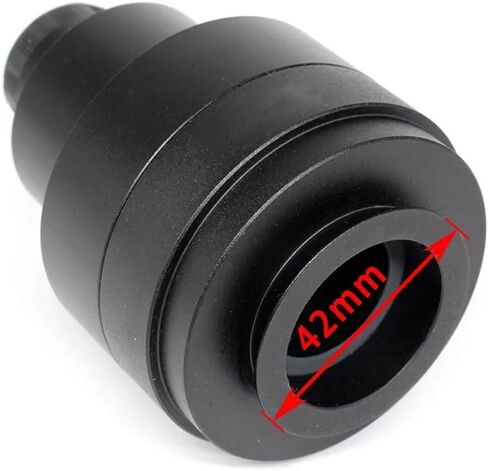1X Microscope Interface Coupler Camera Connector C Mount Trinocular Tube Lens Adapter for Olympus Microscope in Kuwait
