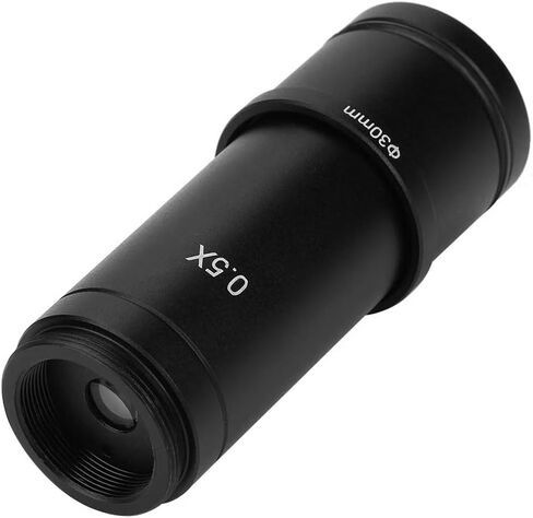 CMount 0.5X Lens Adapter for Microscope CCD Camera Eyepiece, Wide View 30mm/30.5mm Adapter for All Eyepiece Position in Saudi Arabia