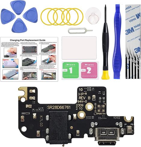 for Moto G Stylus 2023 5G USB Charging Port Replacement, Type C Dock Board Connector for G Stylus 2023 5G Version XT2315 (Not for 4G XT2317), with Tools & Instruction in Saudi Arabia