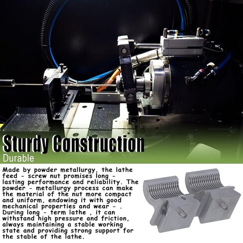 2 Pcs Lathe Metric Half Nut 2.0mm 16mm Diameter Feed Screw Nut for Industrial and Construction Fasteners 8x16 210x400 210x750 210x800 220x600 220x750 in Kuwait