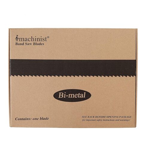 Imachinist S13211014SS M42 132" X 1" X 0.035" X 10/14TPI Bi-Metal Bandsaw Blade for Cutting Stainless Steel, Variable Teeth in Kuwait