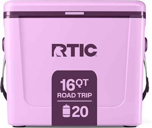 RTIC 16 QT TROAM TRIP أكثر برودة ، محمولة معزولة صلبة مع حزام ومقبض للهواء الطلق والشاطئ والنزهة والتخييم والرياضة والسفر in Saudi Arabia
