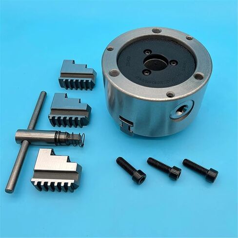 100MM Lathe Chuck Mini Metal Lathe Chuck K11-100 Mini 3 Jaw Self-Centering Chuck Manual Chuck in Saudi Arabia