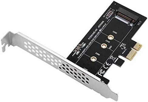 KEY -M إلى بطاقة محول PCIE - M.2 NVME SSD Converter - متوافق مع أجهزة الكمبيوتر المكتبية/اللوحات الأم - (يدعم 2280/2260/2242/2230 أحجام) in Kuwait