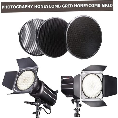 1set Honeycomb Grid Diffuser for Flash Light for Studio Photography Creates Directional Lighting and Highlights Points in Kuwait