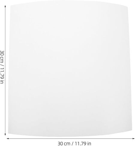 Veemoon Acrylic Ceiling Light Cover 0.5mm Frosted Milk White Lamp Shade Diffuser 30x30cm for LED Pendant Light Suitable for Office and Home Ceiling Lighting in Saudi Arabia
