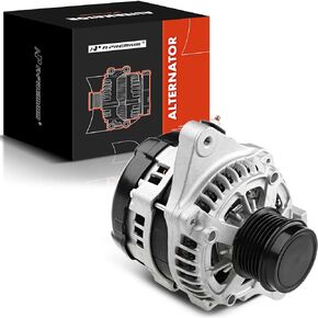 A-Premium Alternator Compatible with Toyota Corolla 2014 2015 2016 2017 2018 2019 L4 1.8L, 125Amp 12V CW 6-Groove Clutch Pulley, Replace# 104211-3300, 27060-0T240