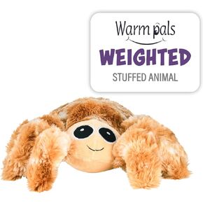 Warm Pals - Spidey The Spider - 1.5lbs - Cozy Microwavable Lavender Scented Plush Toys - Heated Stuffed Animal - Heatable Coolable Bedtime Comfort Plushie