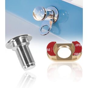 sixcow 3/8'' Quick Release Boat Fender Receiver - Marine Stainless Steel Quick-Release Boat Fender Receiver Lock