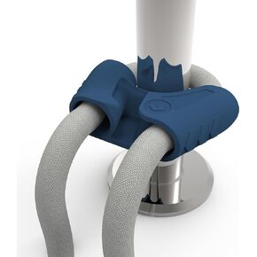 FlexLife - FlexTie (4-Pack) -Innovative Multipurpose Boat Fender Hangers for Attachment to Stanchion, Rail or Lifeline