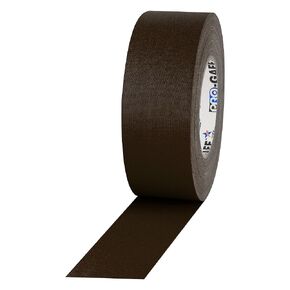 ProTapes Pro Gaff Premium Matte Cloth Gaffer's Tape With Rubber Adhesive, 11 mils Thick, 55 yds Length, 2" Width, Brown (Pack of 1)