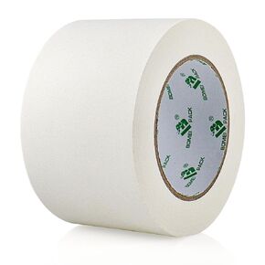 BOMEI PACK 1 Pack White Gaffer Tape 3inch x 30yds, Matte Non-Reflective No Residue Hand Tear Self-Adhesive Gaffer Tape for Cable, Stage, Photo Studio, Painters and Pro Duct Repair Value Pack