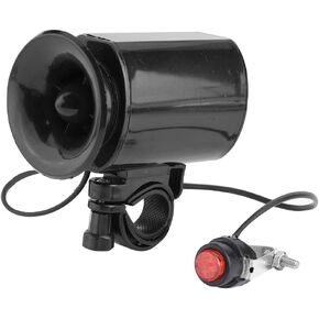 DEWIN Electronic Bike Horn - Horn for Bicycle Loud Bicycle Horn 6 Sounds Super Loud Electronic Bicycle Bell Horn Ring Alarm for 22mm Handlebar