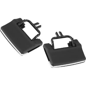 Motoforti Front Left Right AC Vent Air Conditioning Vent Outlet Tab Clips,for Mercedes-Benz GL320 2007-2009,Plastic,Black,2 Pcs
